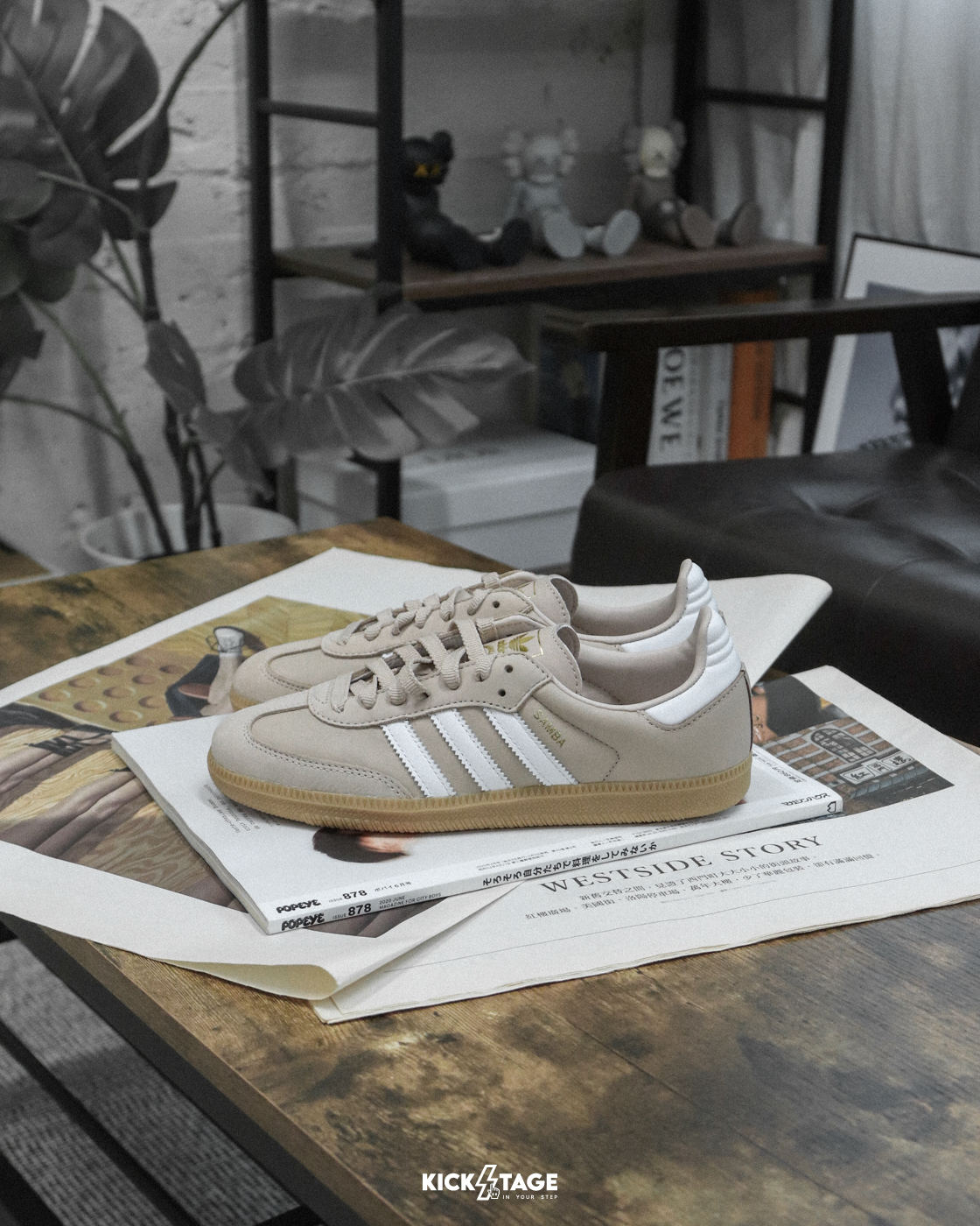 男女鞋 ADIDAS SAMBA OG 焦糖泰奶 皮革 金標 橡膠大底 德訓鞋 休閒鞋【IE6523】