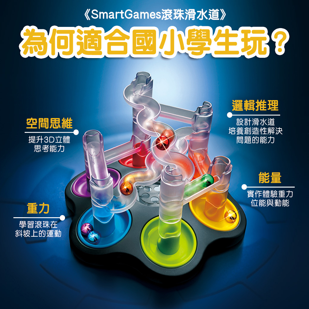 【SMART GAMES】滾珠滑水道 DROPZONE