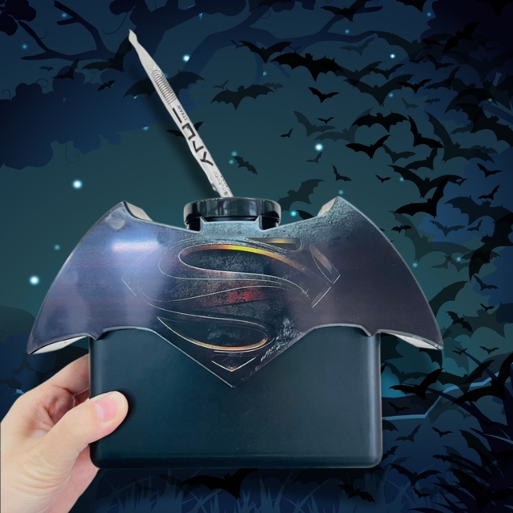 斗六院｜蝙蝠俠對超人：正義曙光 造型水壺，附環保吸管（買1送1）