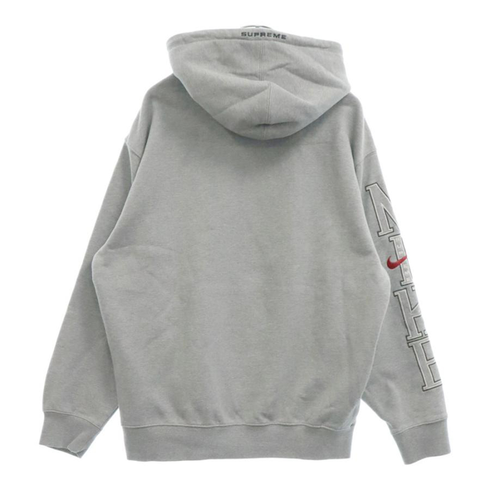Supreme 24SS x Nike Hooded Sweatshirt Heather Grey 帽T 灰色 聯名 FQ0759-063
