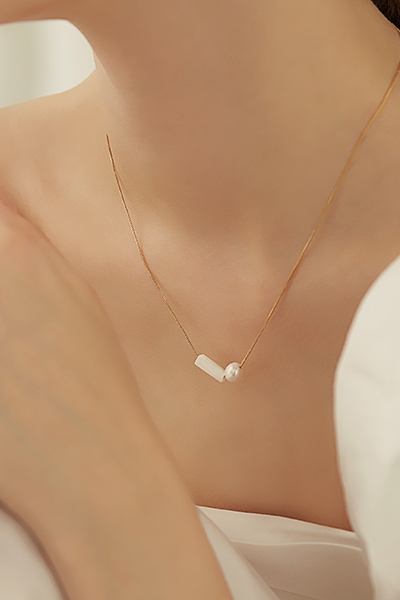 珍珠母貝質感細鍊