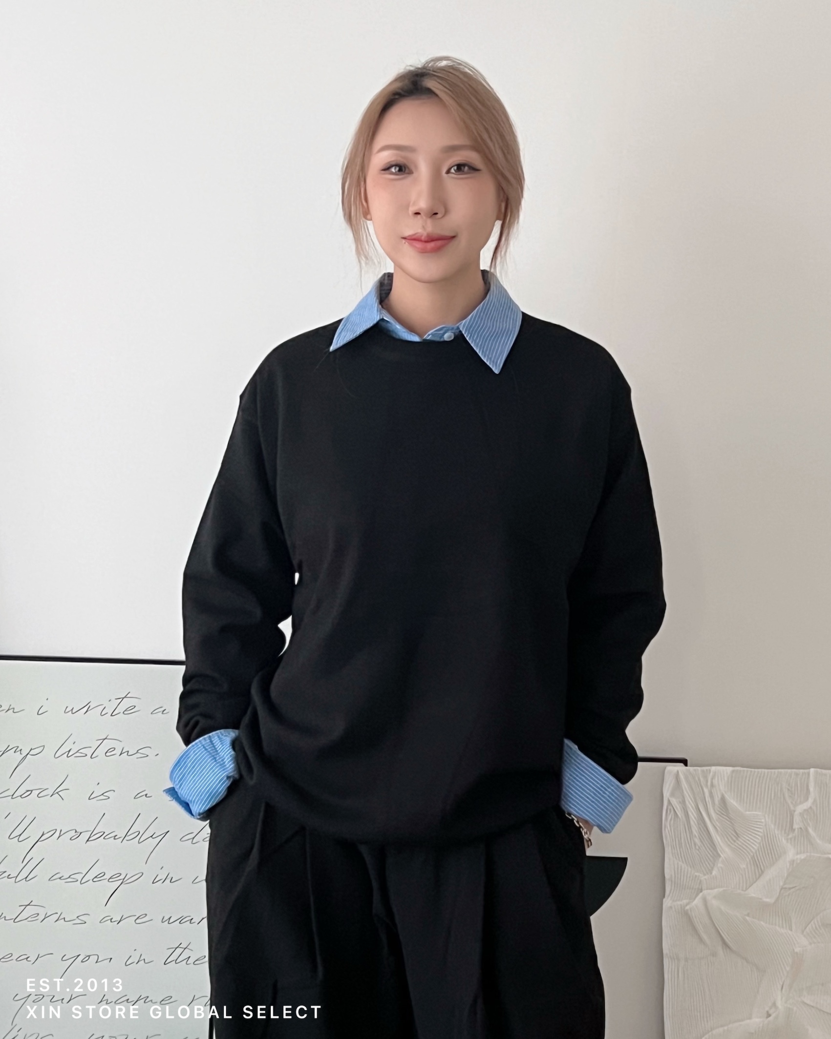 <現貨>IVORY Knitted Sweater 親膚 針織 毛衣 長袖 薄長袖 三色【D8881】