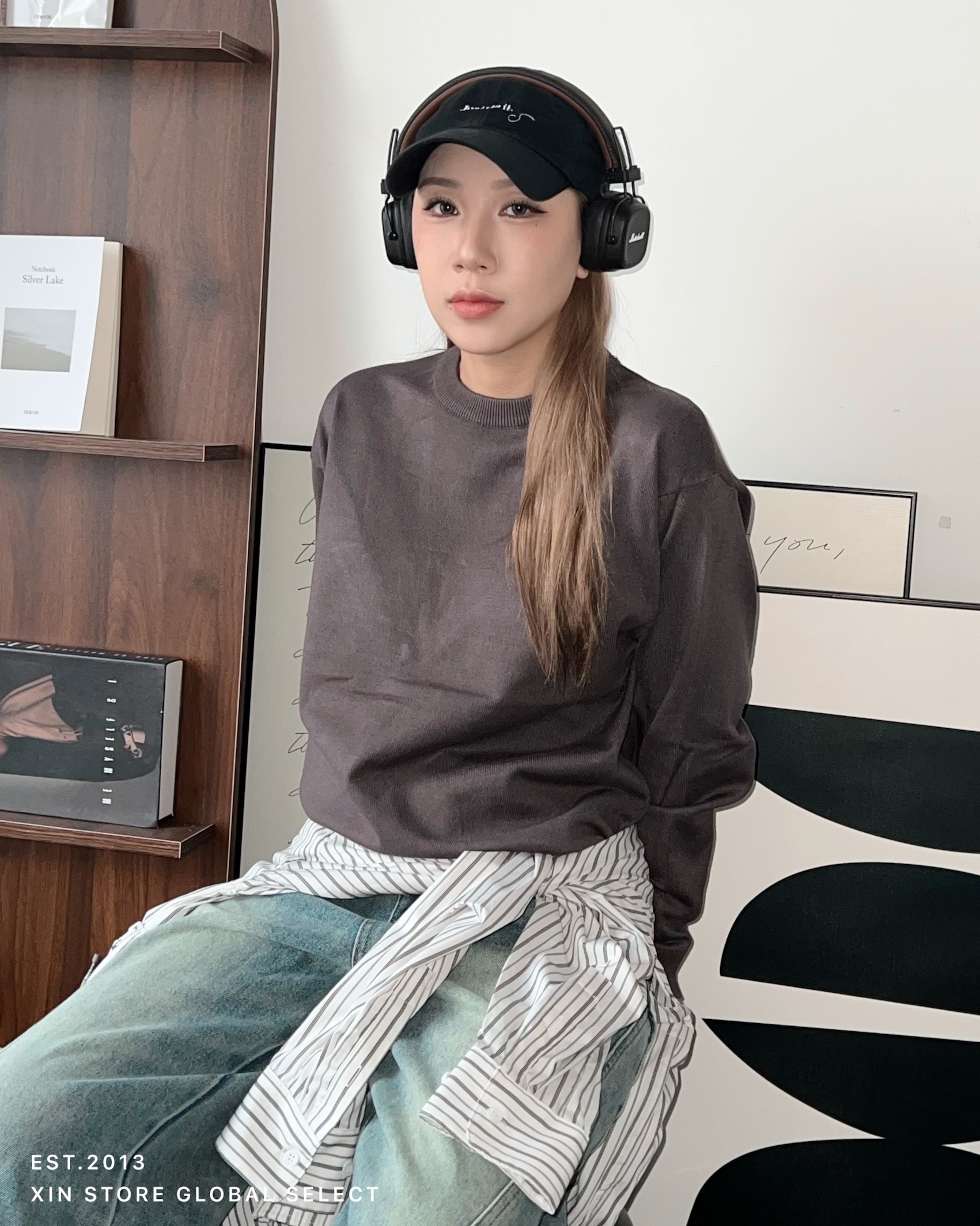 <現貨>IVORY Knitted Sweater 親膚 針織 毛衣 長袖 薄長袖 三色【D8881】