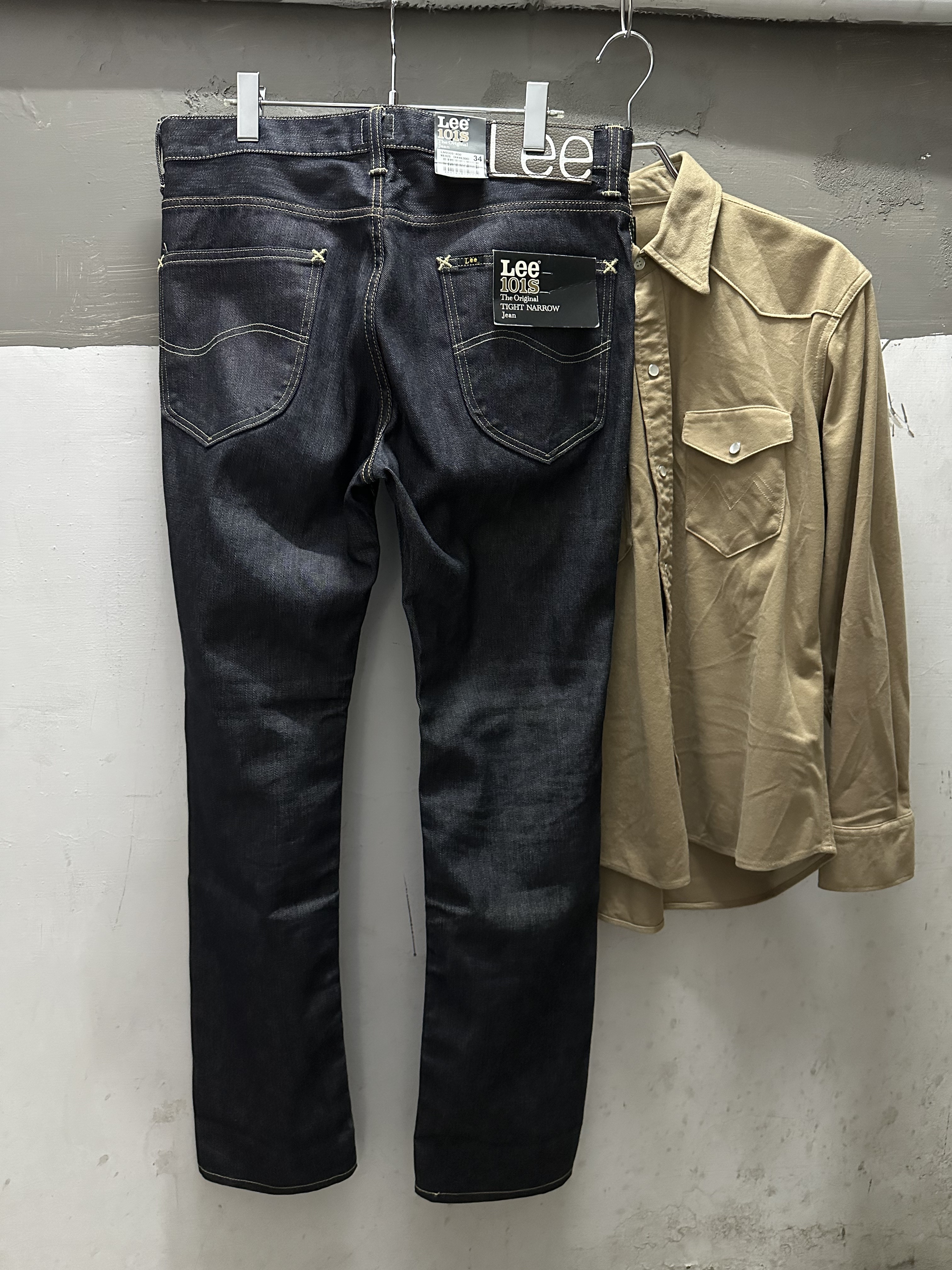 Lee 101S Denim Pants Made in Japan Dead Stock