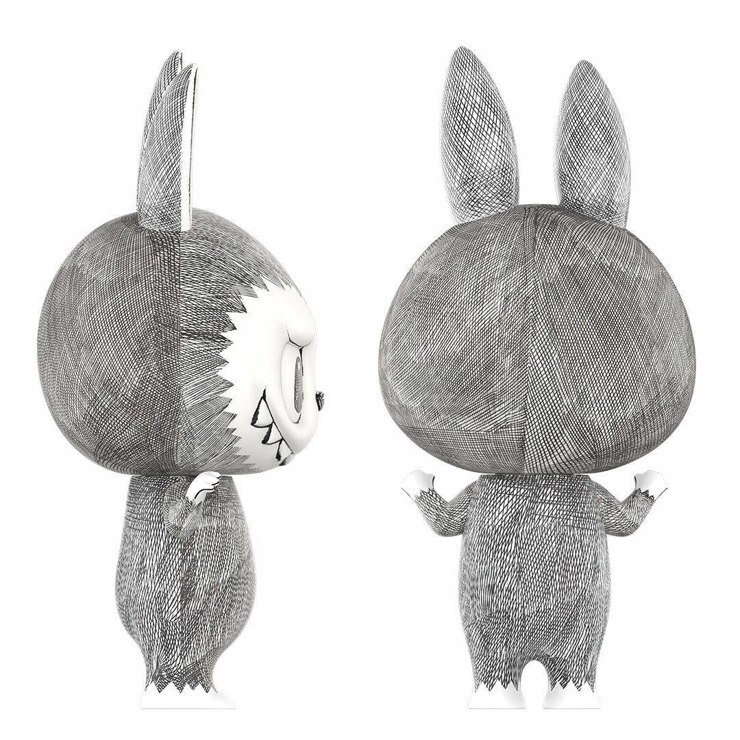 その他 POP MART MEGA LABUBU sketch 400% POP MART Mega Labubu Sketch 400%