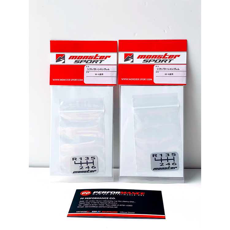 MONSTER SPORT 檔位貼紙 6MT GR86 BRZ 用