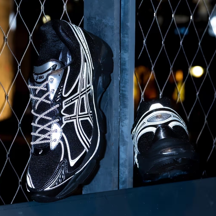 日本限定 聯名款 ASICS SportStyle atmos GT-2160 "TAPETUM"  黑銀 反光 慢跑鞋 復古休閒鞋 1203A576-001