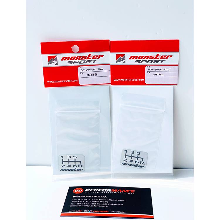 MONSTER SPORT 檔位貼紙 6MT SWIFT SPORT ZC33S 用