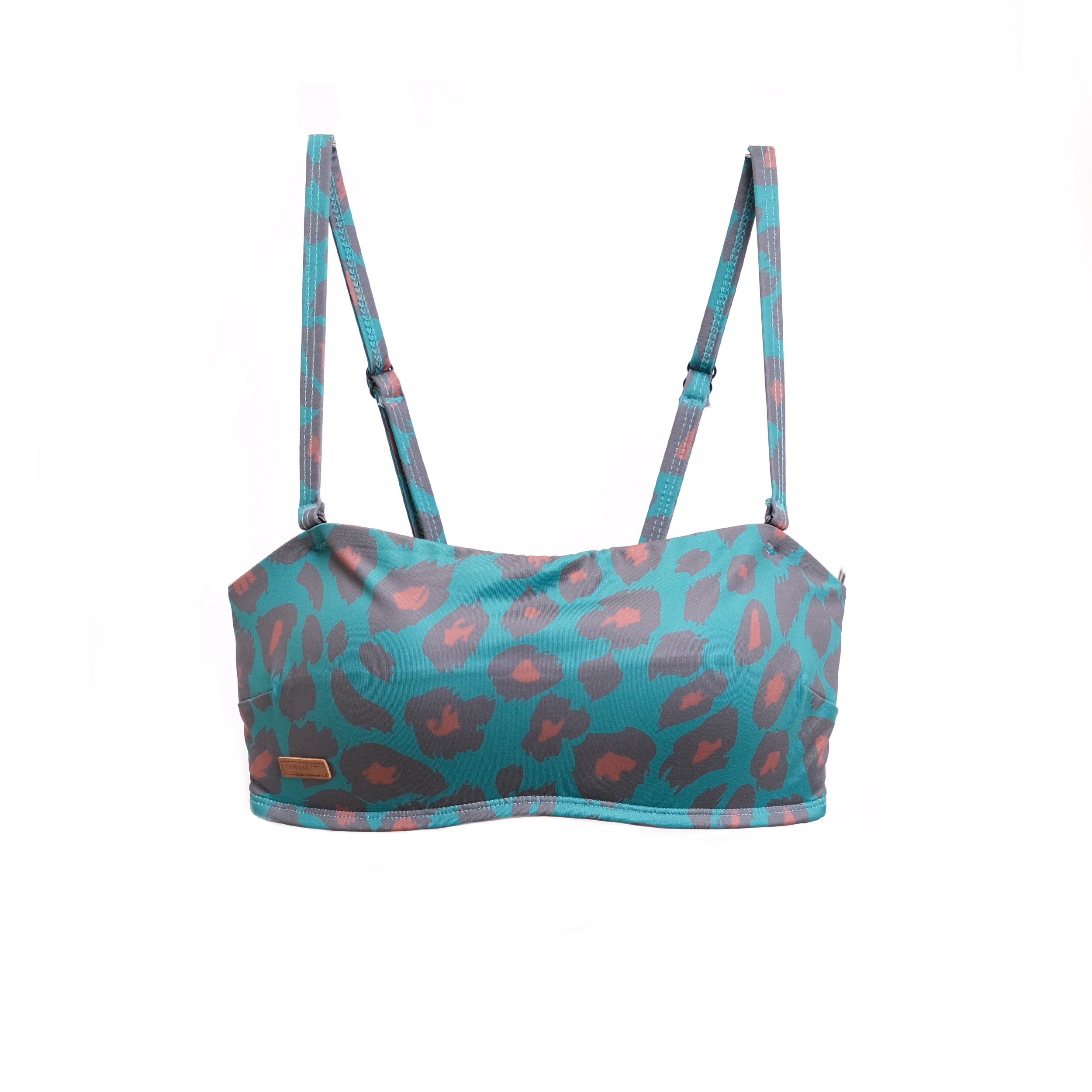 【豹紋系列】PAW 平口美胸可調式背勾上衣