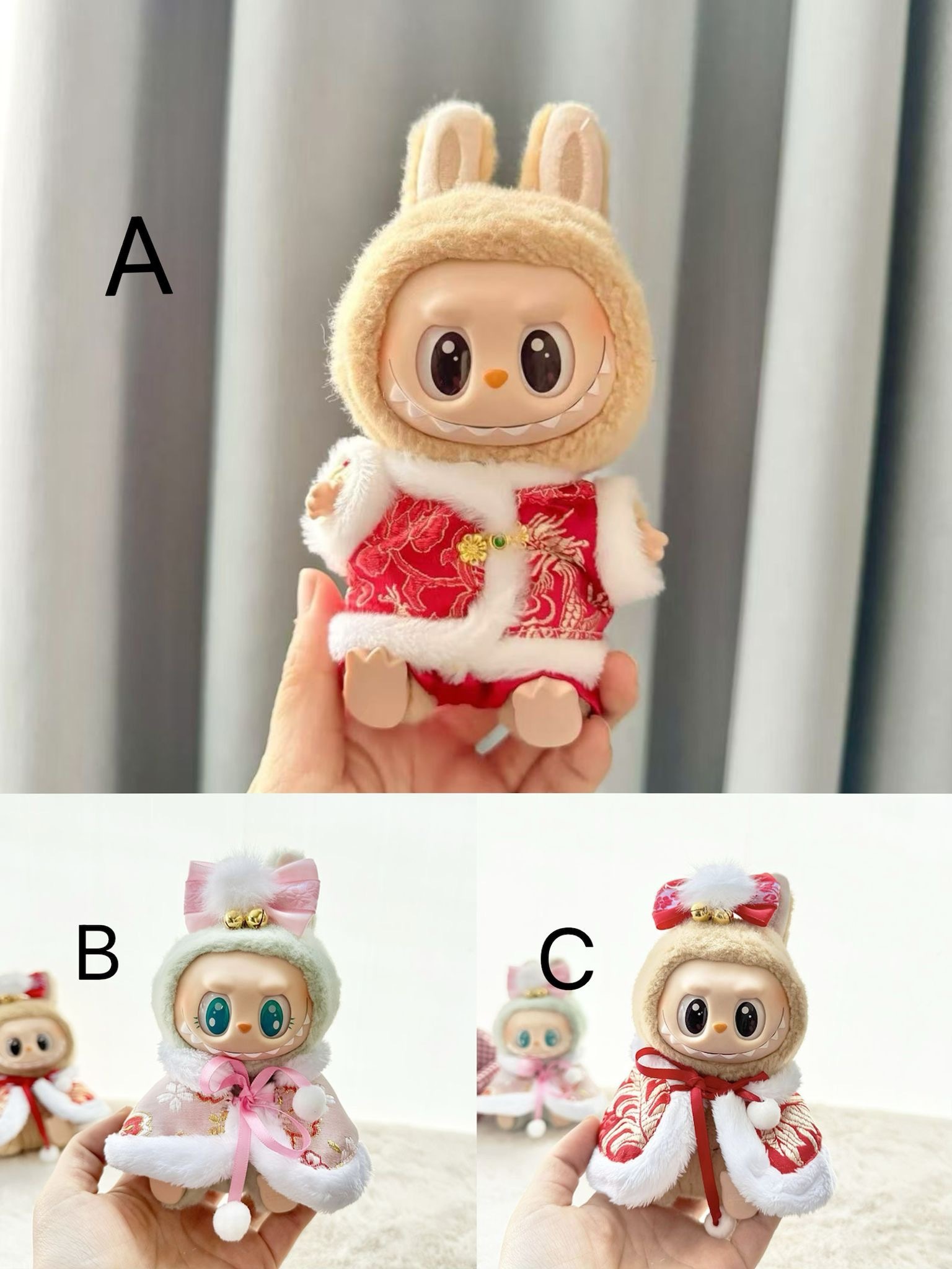 labubu 賀喜新年衫（不連公仔）