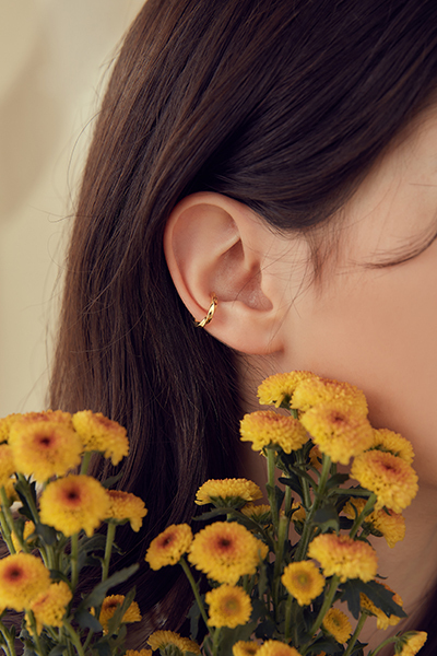 扭曲設計耳骨夾(單支)