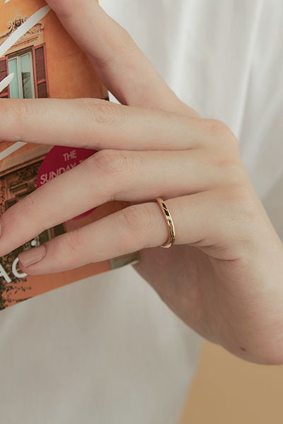 極簡不規則戒指