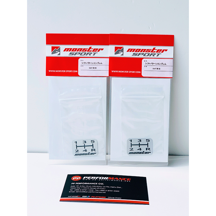 MONSTER SPORT 檔位貼紙 5MT 五速手排