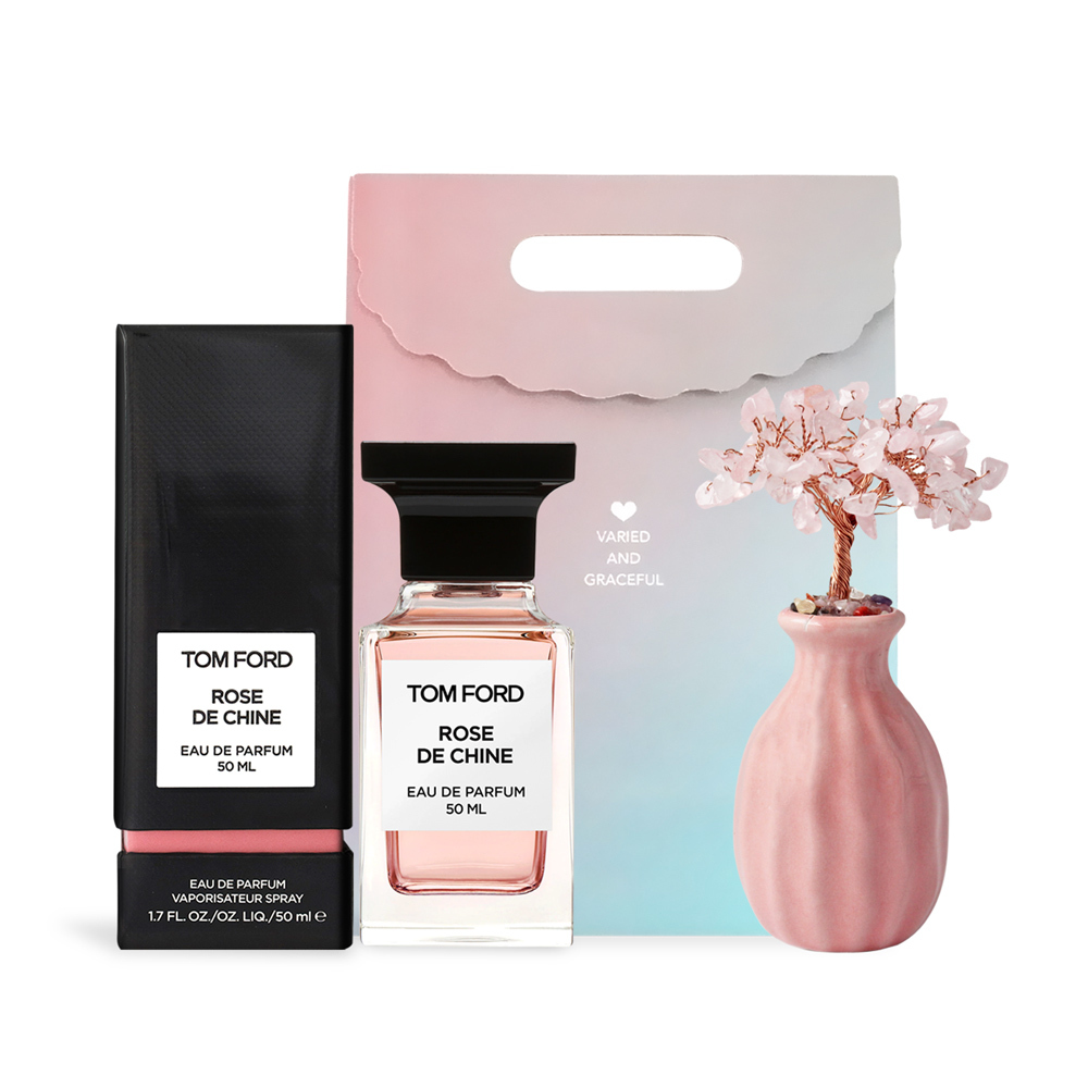 TOM FORD 東方玫瑰淡香精(50ml)-香氛晶石開運招桃花組