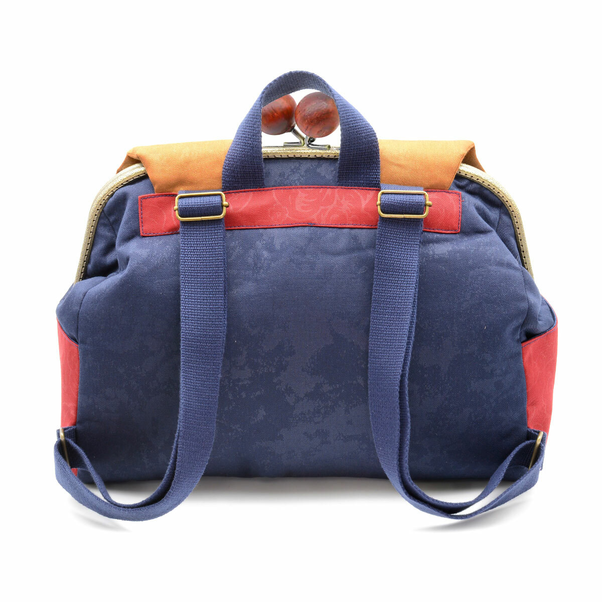 25公分木珠頭半圓壓花口金/個【贈25公分口金手提後背包紙型】