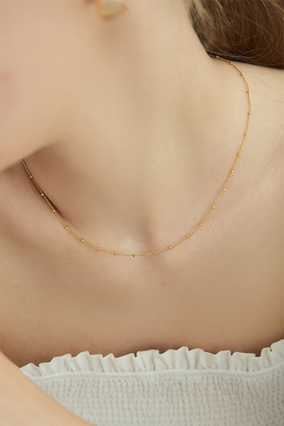 極細小圓珠項鍊