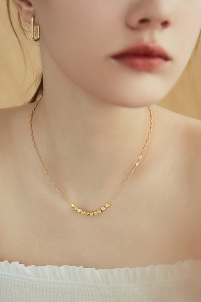 活動式小方塊項鍊