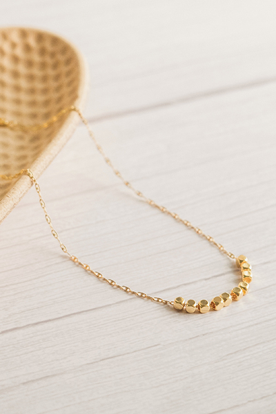 活動式小方塊項鍊