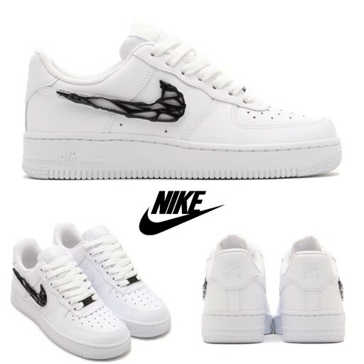 【Luxury】NIKE Air fоrсе 1 Low Molten Metal 液態黑 IF1686-101 液態溶解黑勾 運動鞋 休閒鞋 女鞋