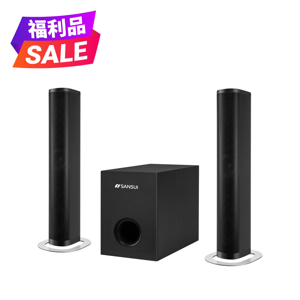【SANSUI山水】分離式重低音藍牙聲霸音響SSB-255(福利品)