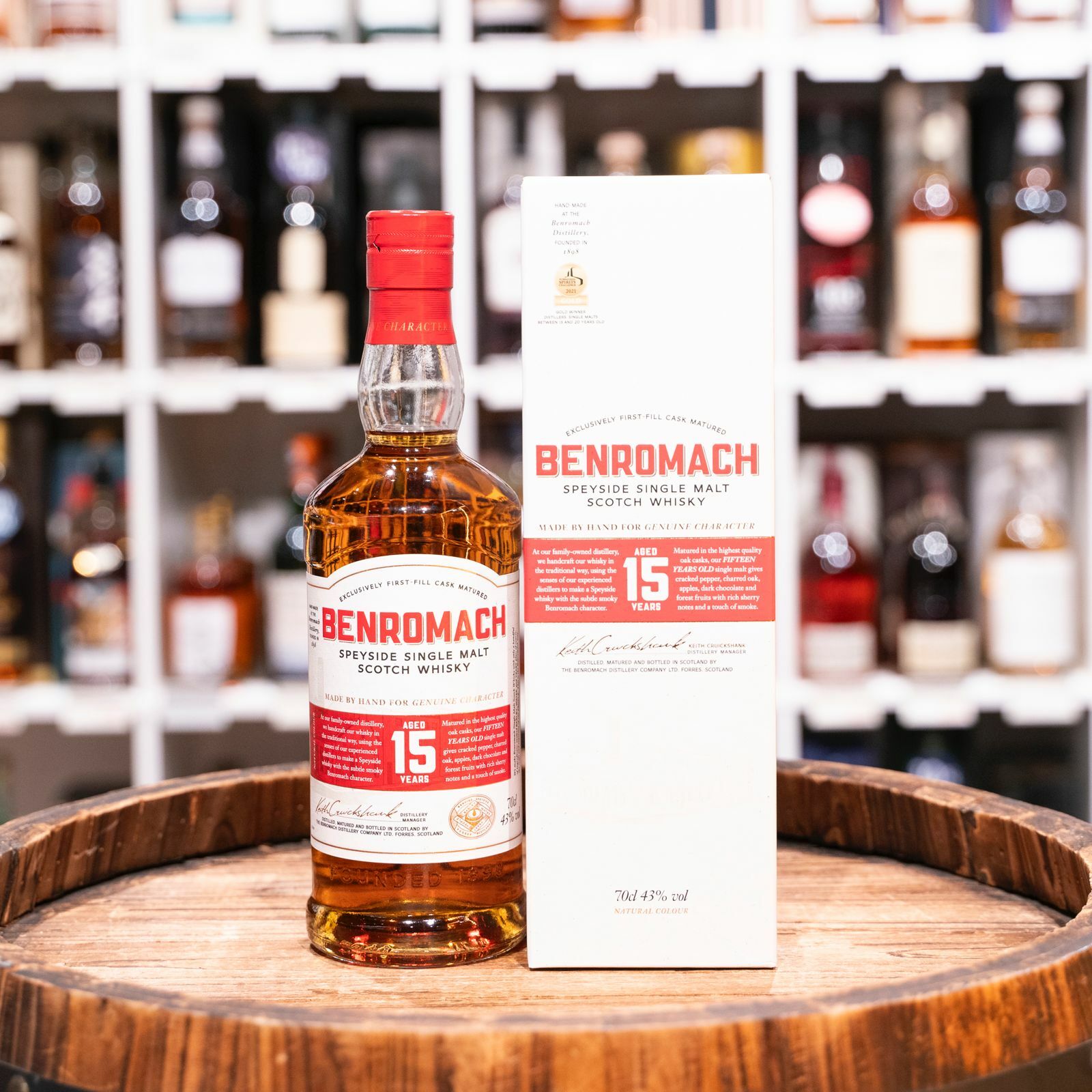 Benromach 15 Years Old Cask Strength Single Malt Scotch Whisky