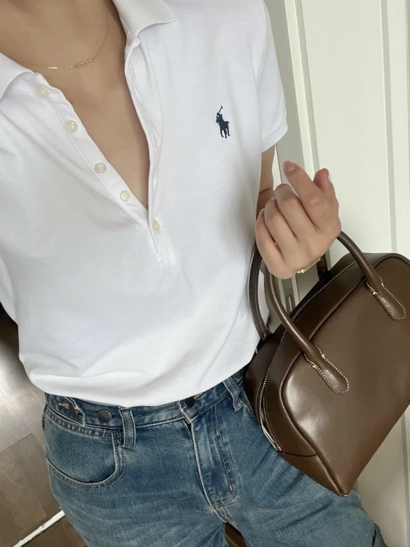 [多色] Polo Ralph Lauren 緊身短袖 5扣 T恤