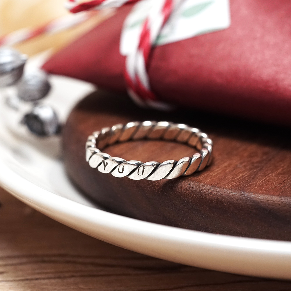 【常態課程】方塊麻花戒指 銀戒體驗課 銀飾手作 金工課程 文化幣手作體驗