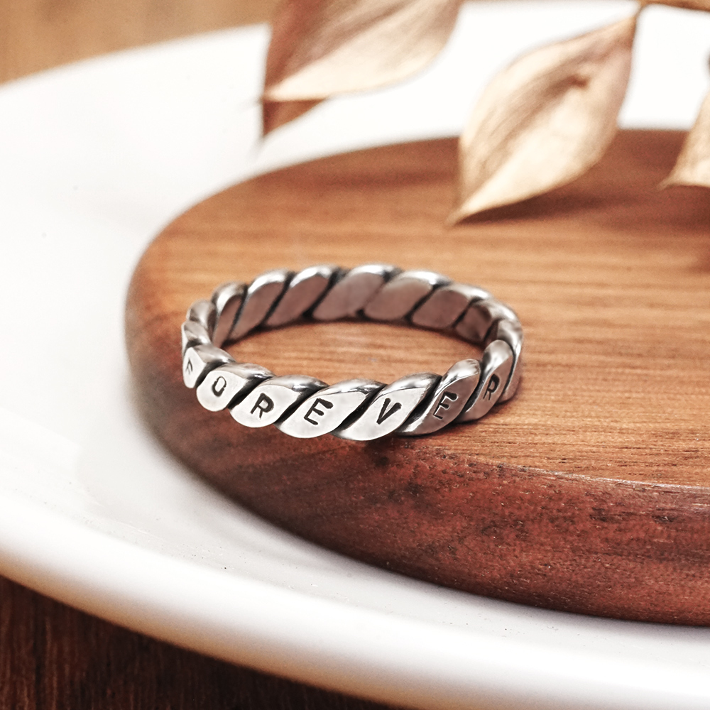 【常態課程】方塊麻花戒指 銀戒體驗課 銀飾手作 金工課程 文化幣手作體驗