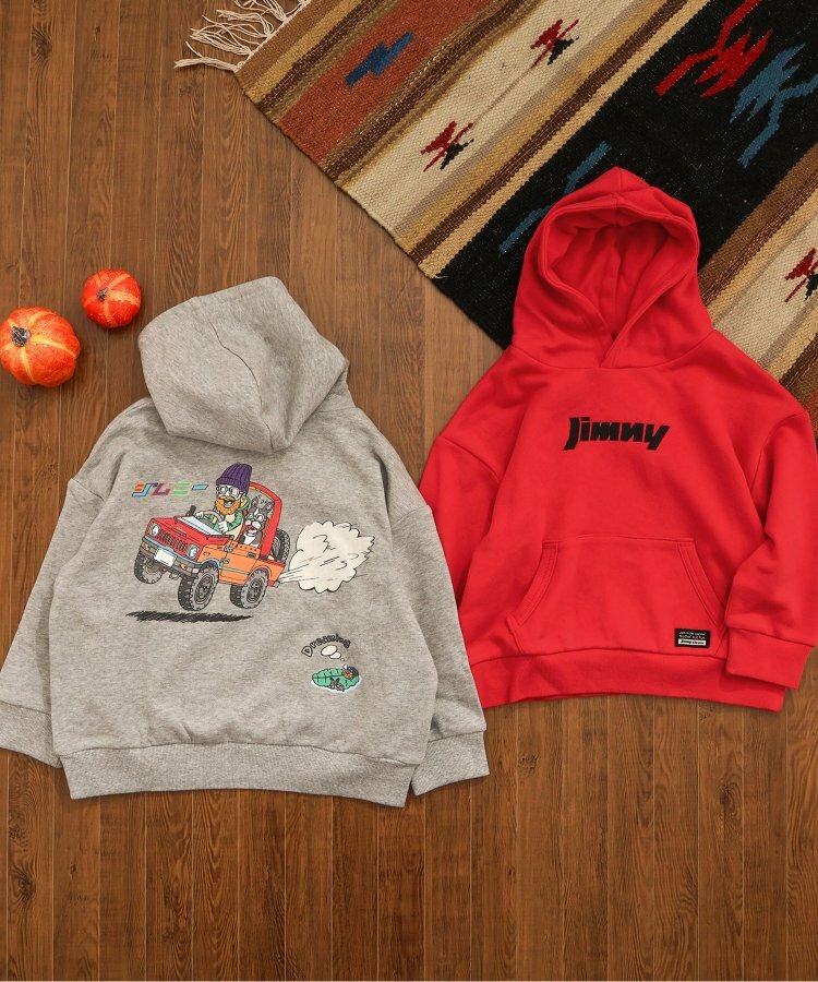 日本 BREEZE X JIMNY 跟狗狗一起越野奔馳 連帽長袖衛衣 (共2色) J512914