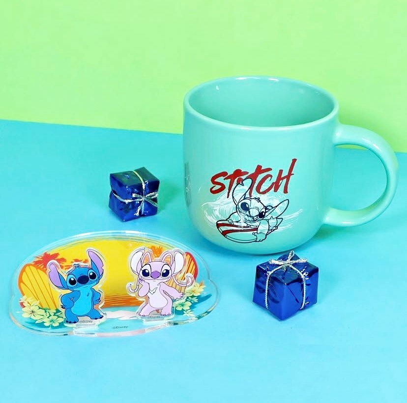 迪士尼史迪仔 - 陶瓷杯連3D杯墊套裝