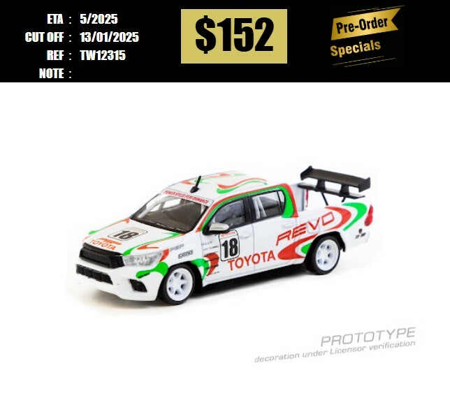 PO-$152 * TARMAC * 1:64 Toyota Hilux White [OD31/12]
