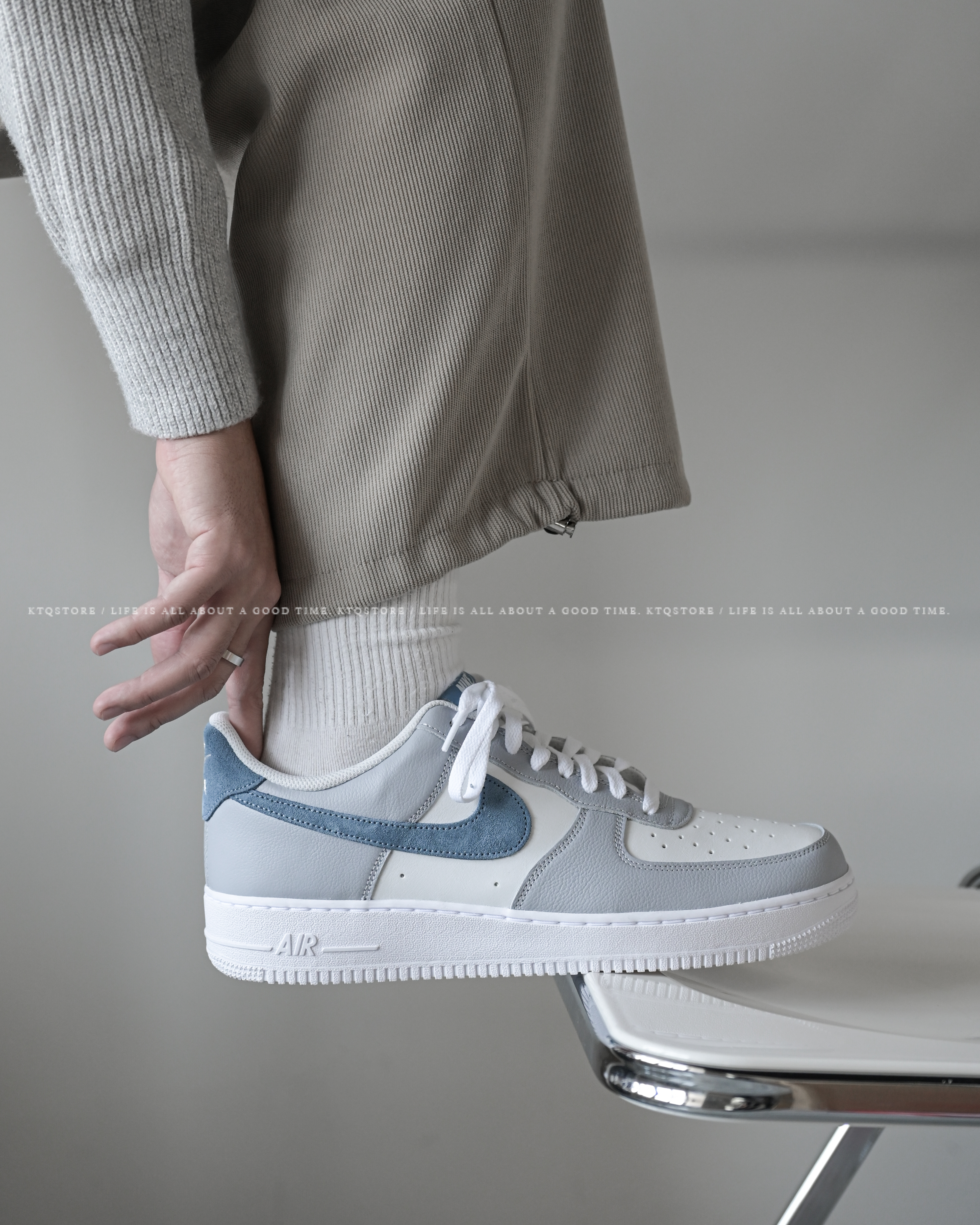 KTQ STORE ‧ Nike Air Force 1 Low 1'07 LV8 奶油藍灰 HV1795-141