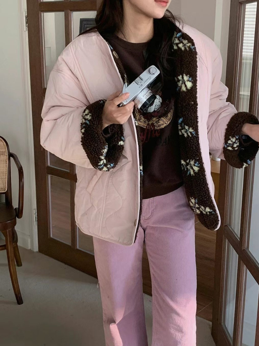 [現貨]Coral 正反兩穿外套 [ 2色 / Free ]