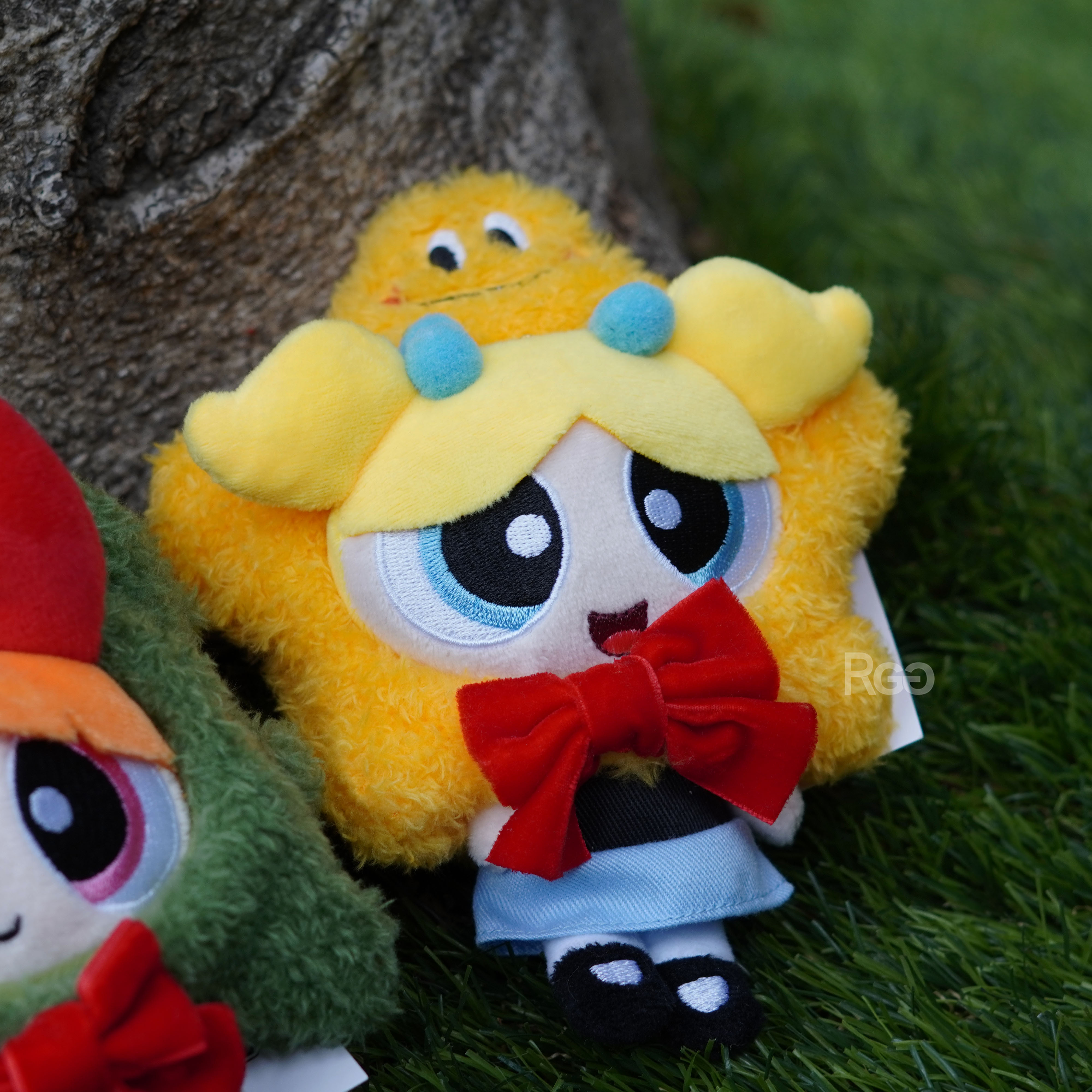 飛天小女警泡泡星星探頭毛絨吊飾