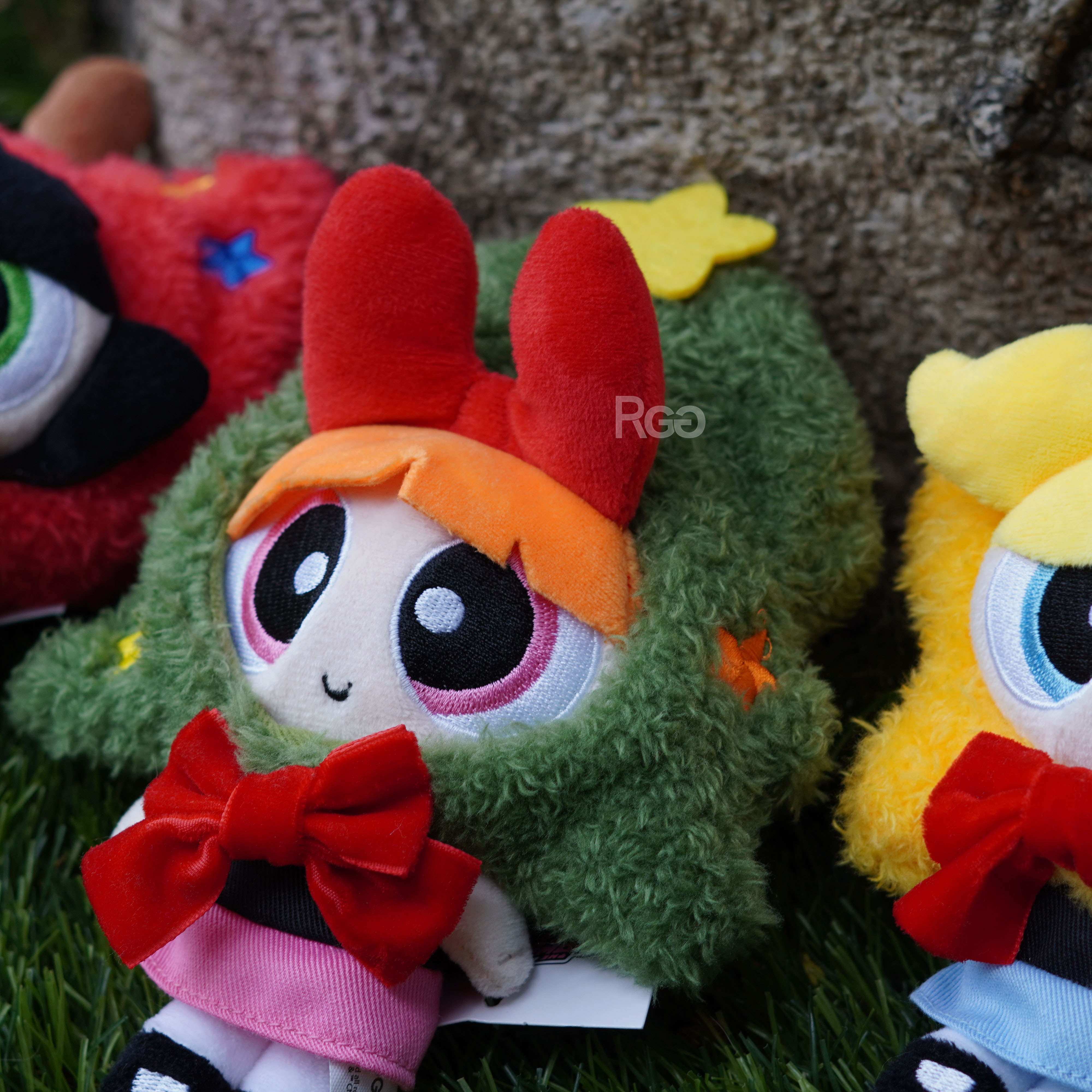 飛天小女警花花聖誕樹探頭毛絨吊飾