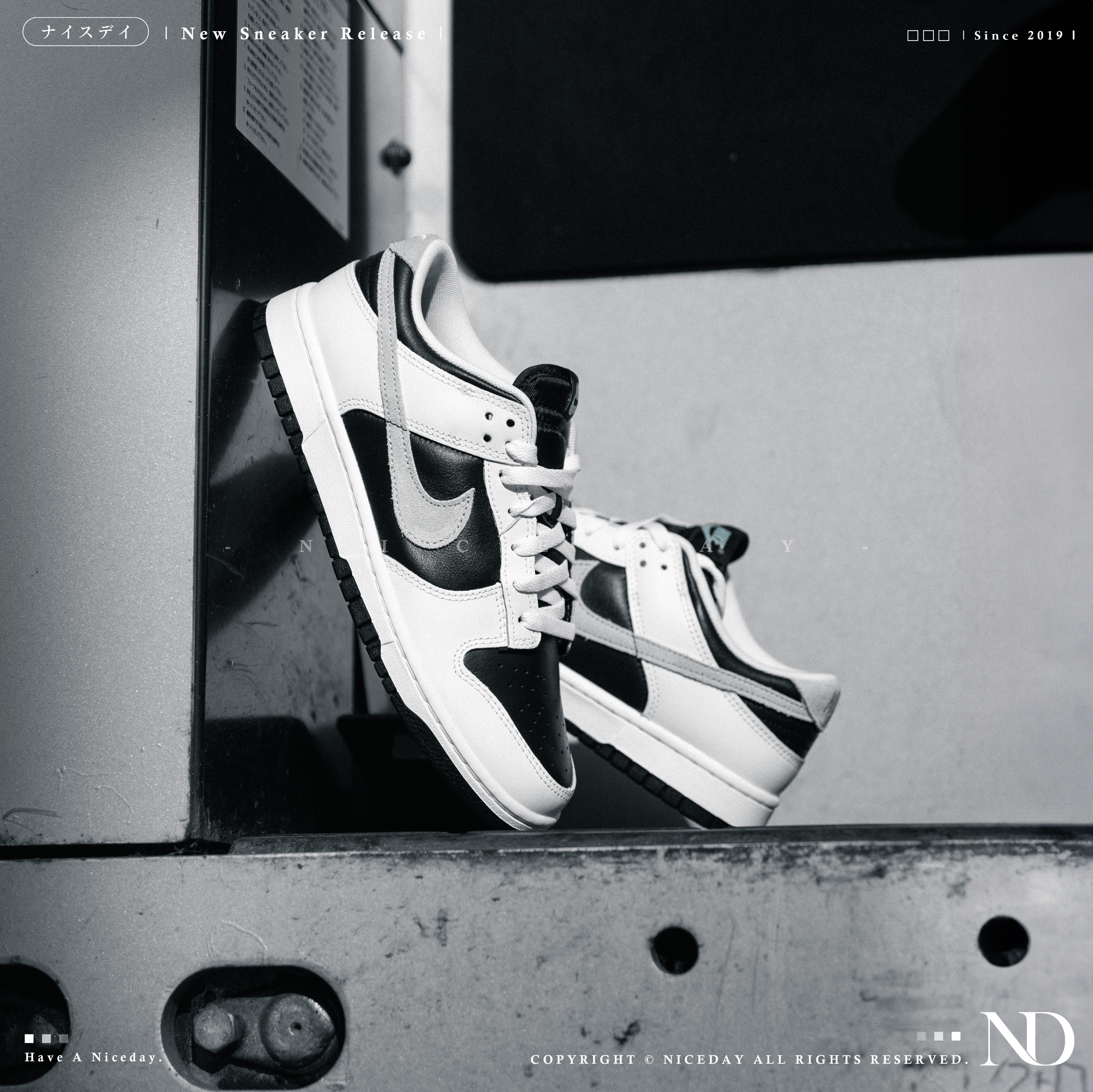 NICEDAY 代購 Nike Dunk Low 2.0 OREO 反轉熊貓 男女尺寸 IB4620-141