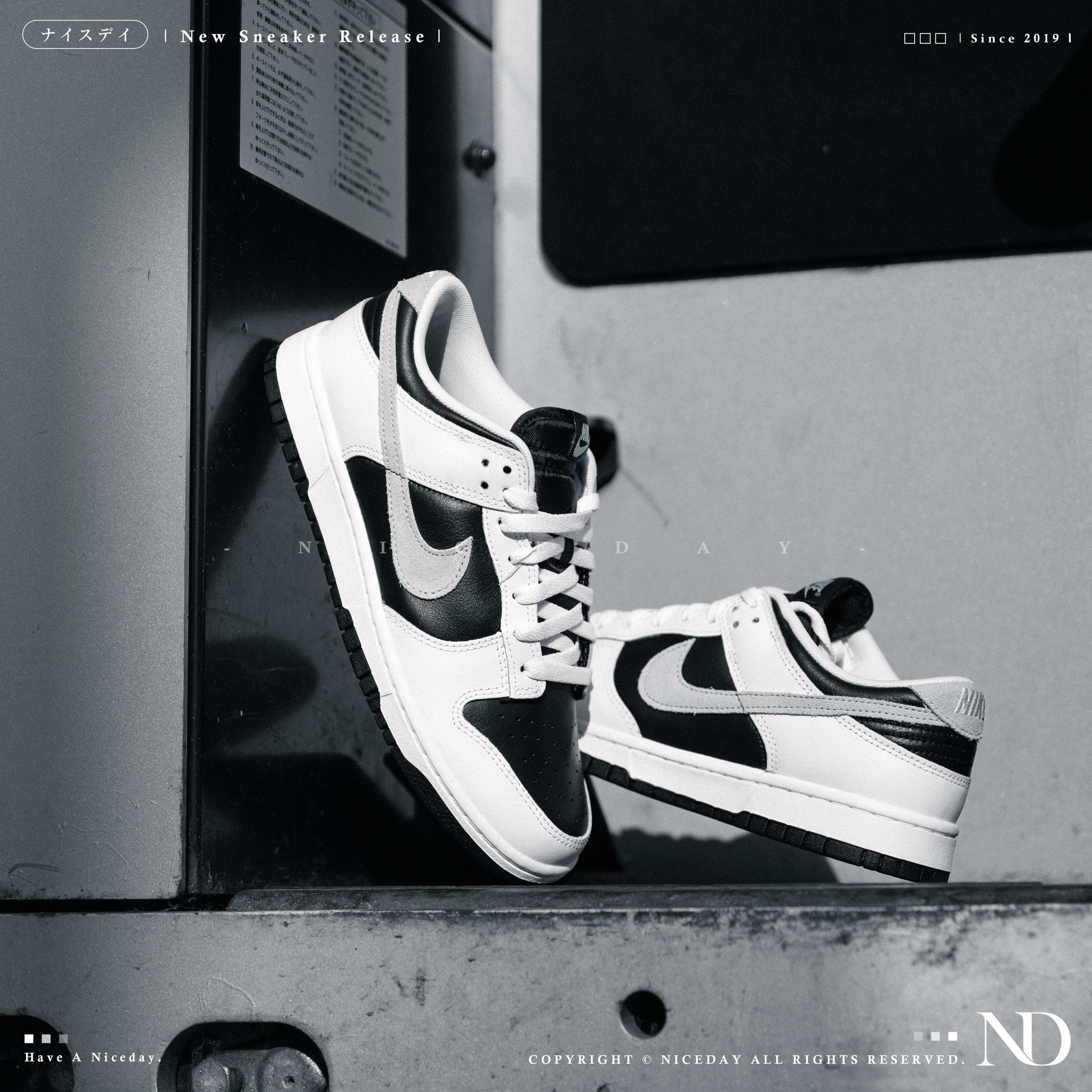 NICEDAY 代購 Nike Dunk Low 2.0 OREO 反轉熊貓 男女尺寸 IB4620-141