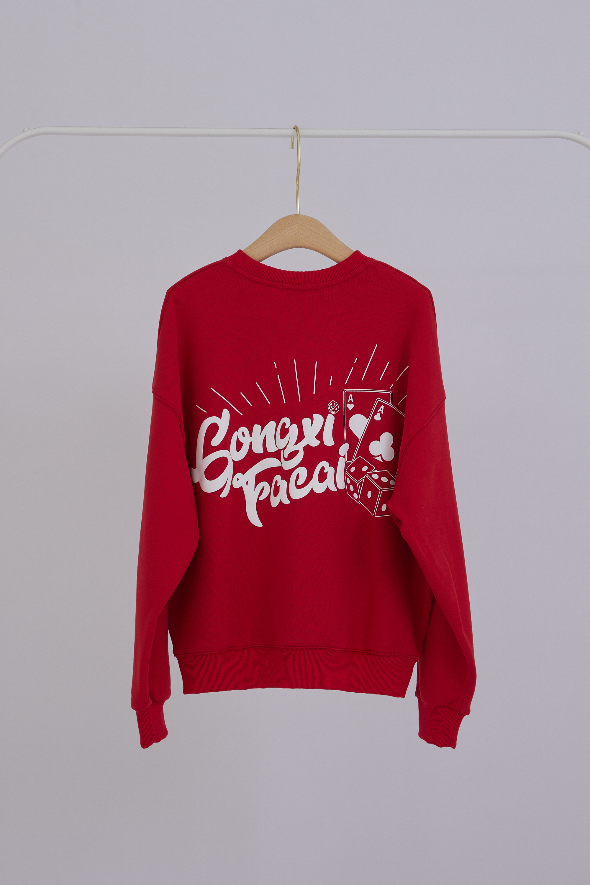 新年限定-恭喜發財大學t_AMISSA（紅）