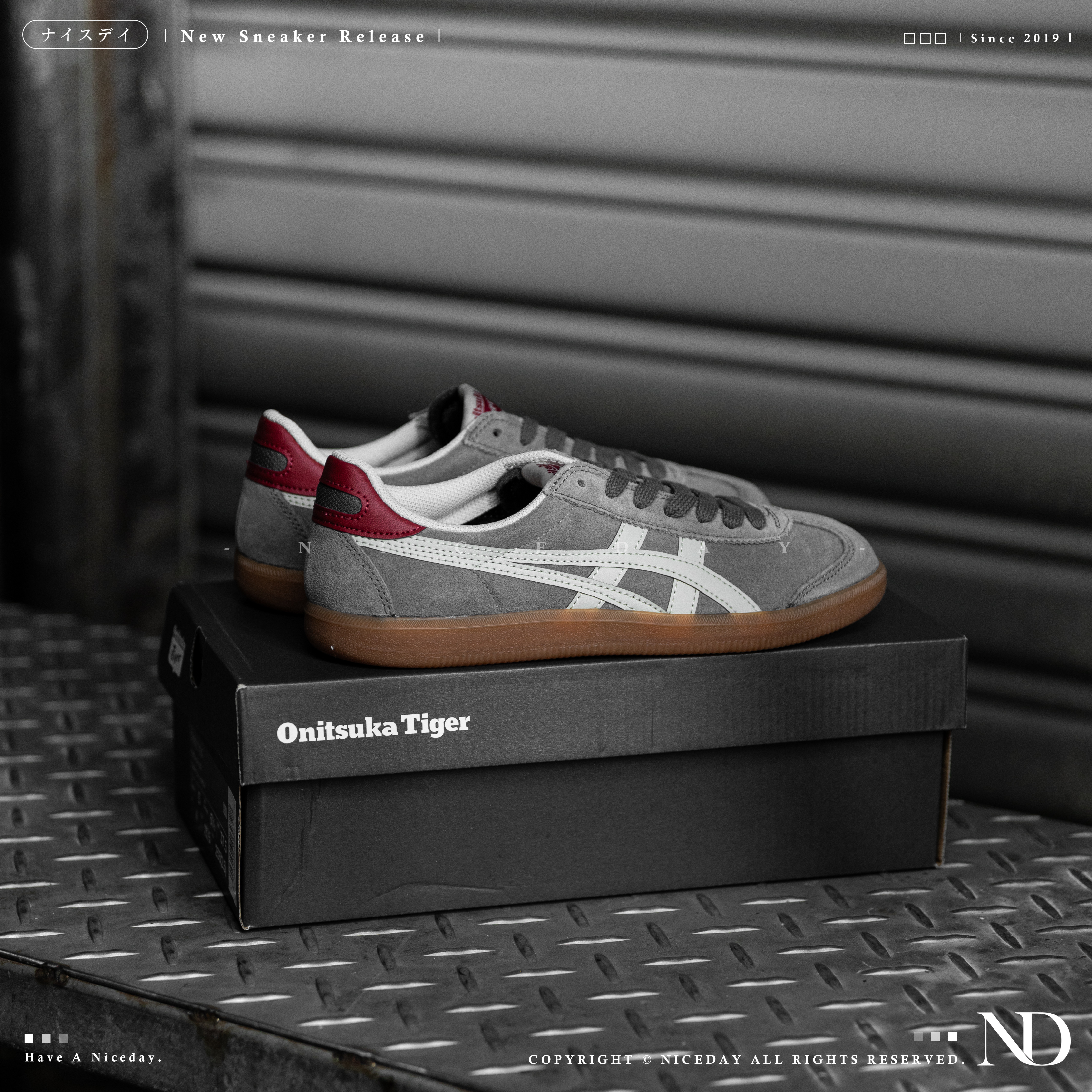 NICEDAY 代購 Onitsuka Tiger Tokuten 鬼塚虎 灰白 德訓鞋 男女尺寸 1183C430-020