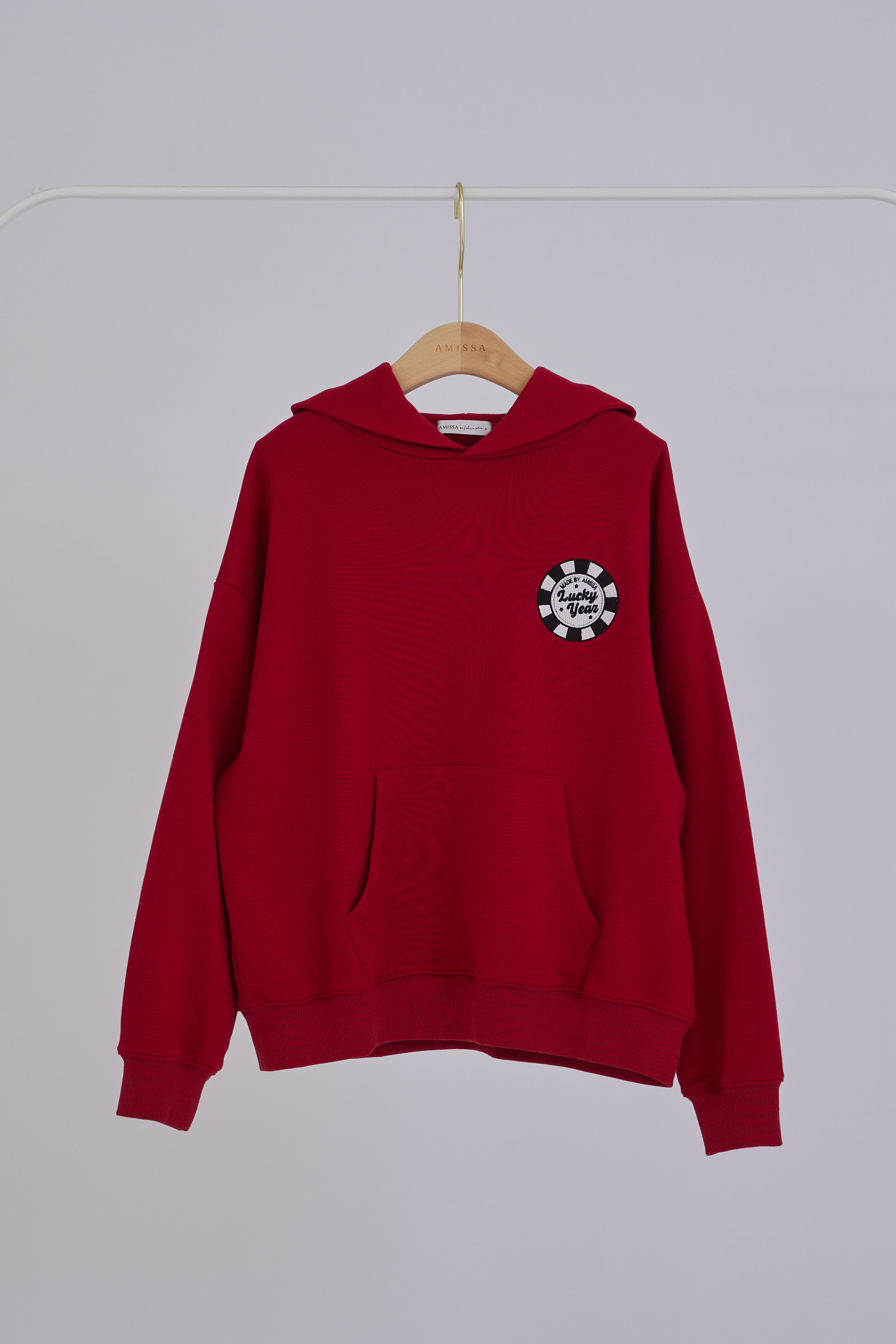 新年限定-幸運之年帽t_AMISSA（紅）