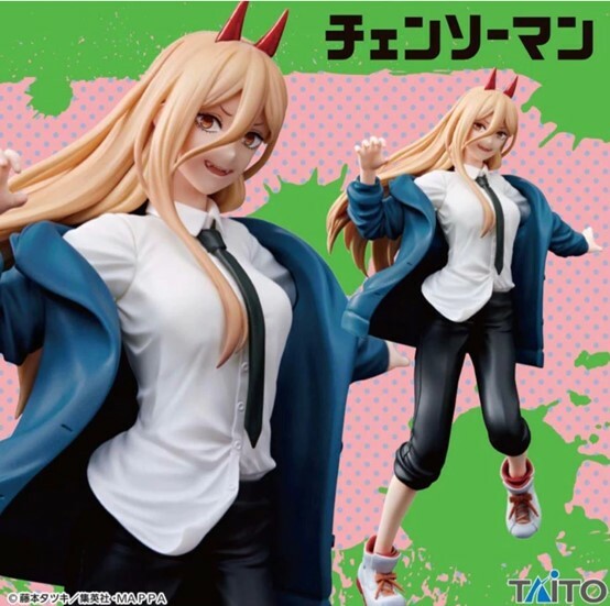 *TAITO- 鏈鋸人 帕瓦 POWER FIGURE 血之惡魔 公仔 景品模型