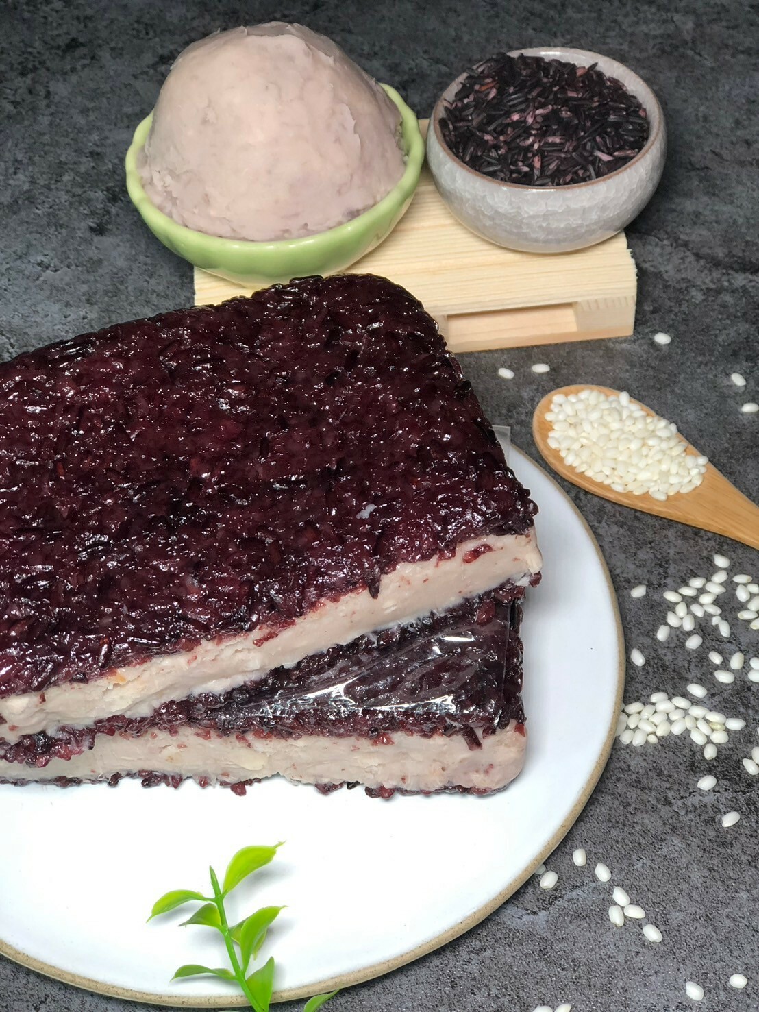 芋泥紫黑米糕(2盒)