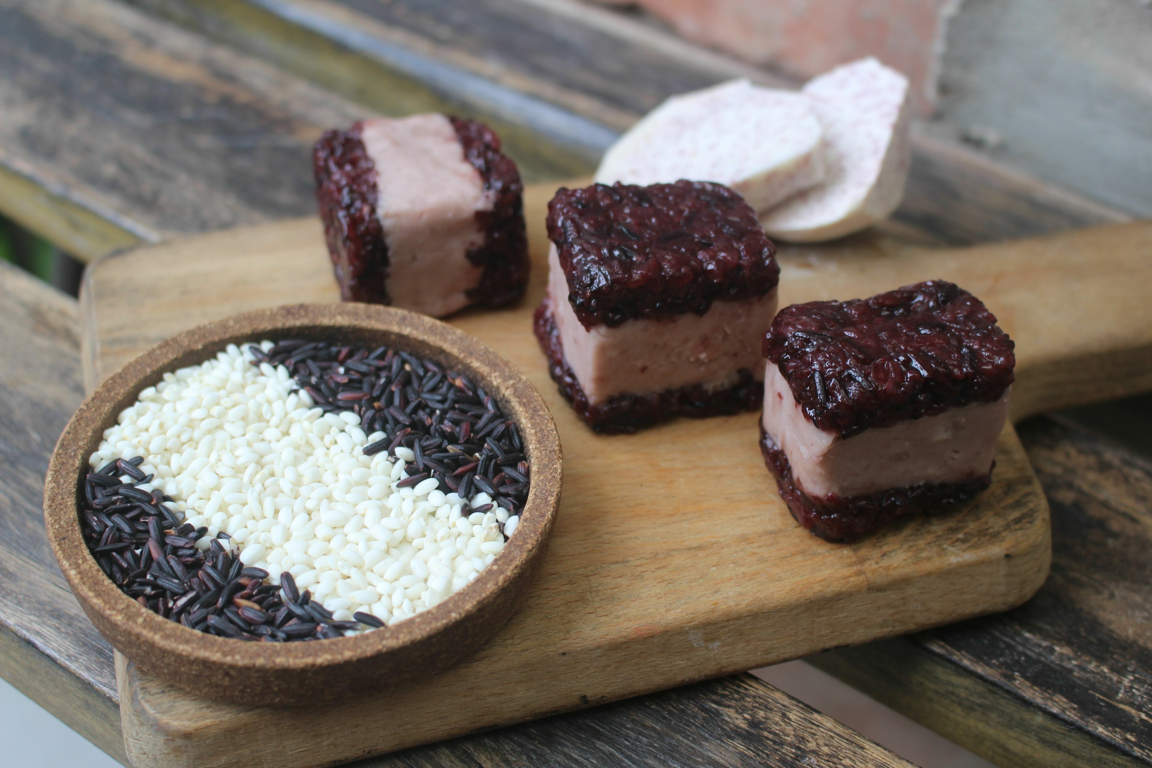 芋泥紫黑米糕(2盒)