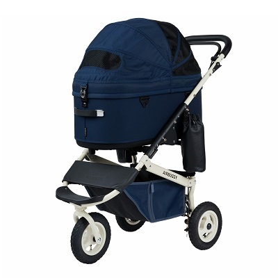 日本AirBuggy Dome3 Premier Large 高級寵物手推車 20kg - NAVY BLUE