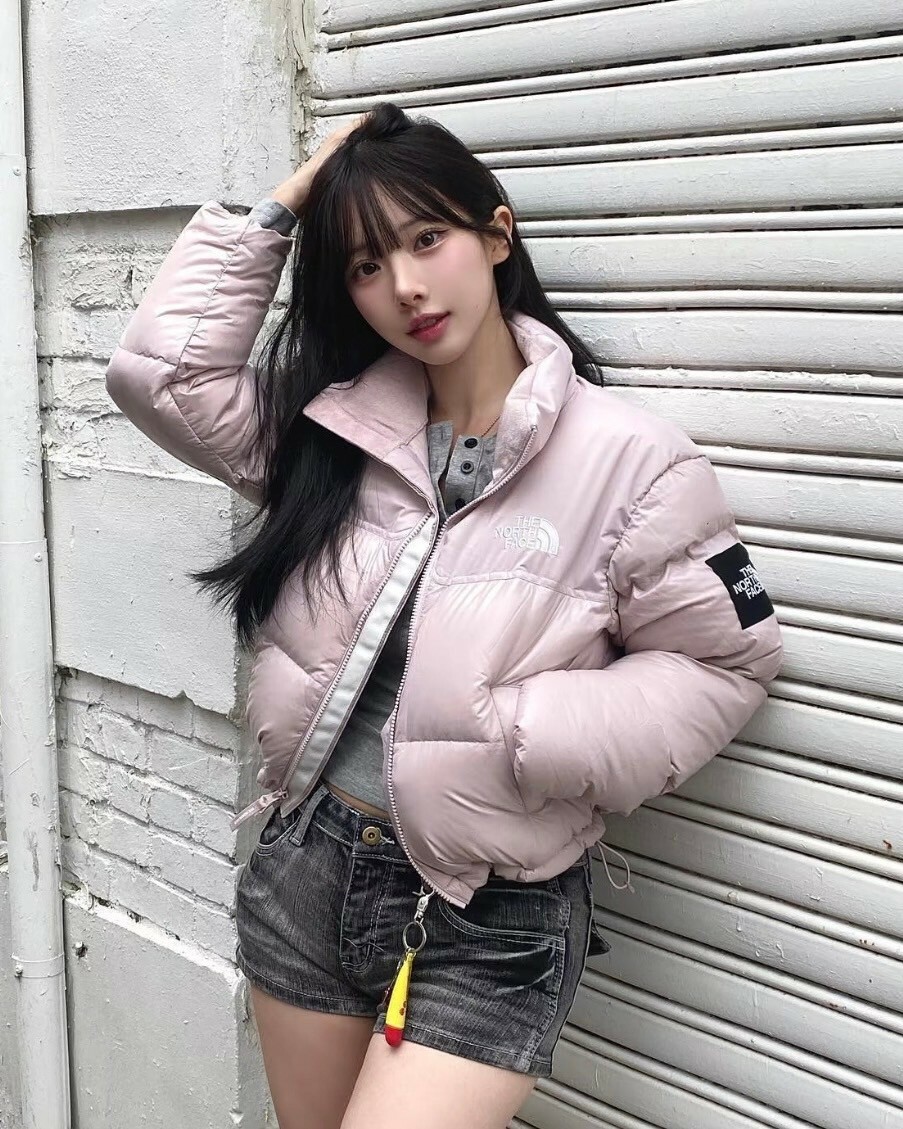 The North Face TNF 24FW  W'S NOVELTY NUPTSE RDS DOWN JACKETV 北臉 羽絨外套 粉色