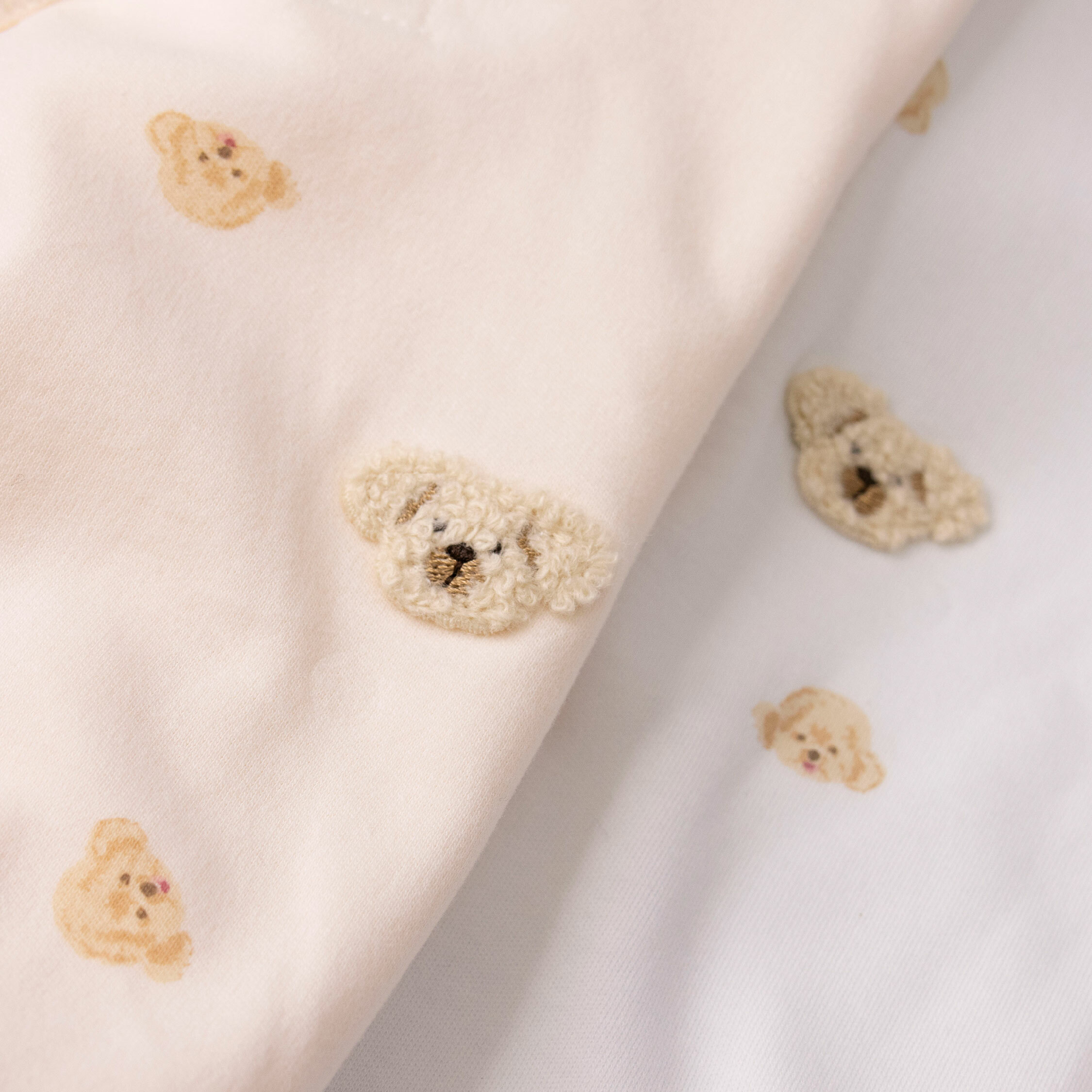 純淨系列【T3045】泰迪貴賓狗棉柔長袖連身衣＊二色