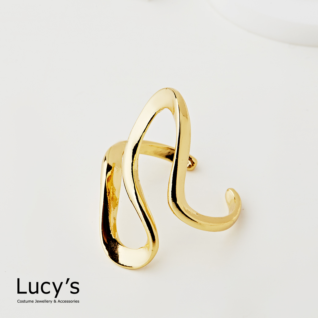 時尚線條 開口戒 (121712)