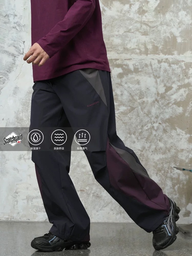 ENshadower隱蔽者 復古運動3M吸濕速乾輪廓直筒褲子