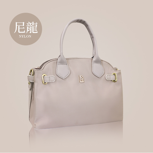 波士頓尼龍包-卡其