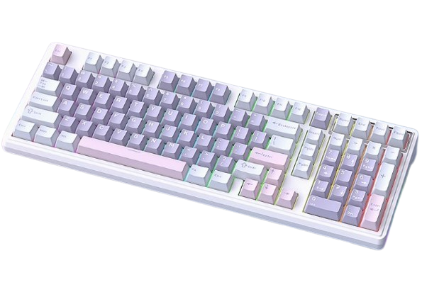 CUSTOMIZED黑吉蛇 YG102 Mechanical Keyboard 三模 RGB背光 星晨花軸(平行進口)